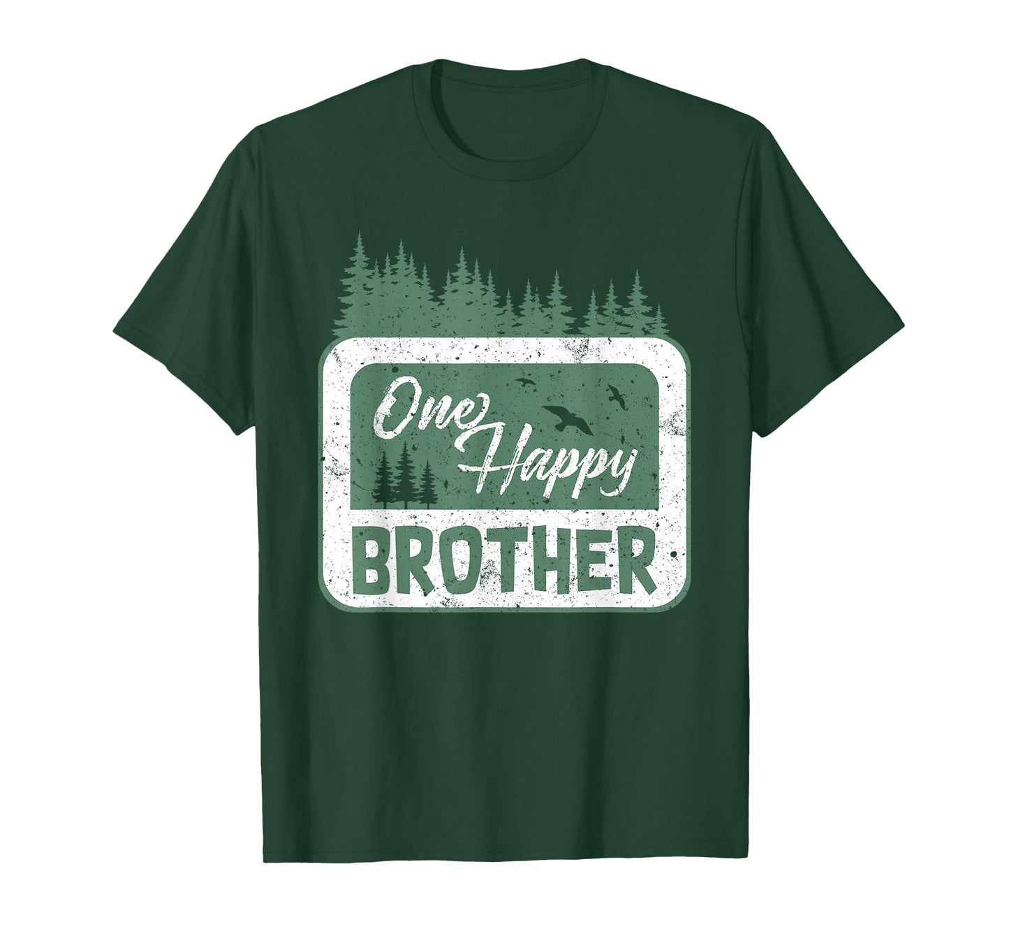 One Happy Brother Camper 1St Birthday Camping Bear T-Shirt