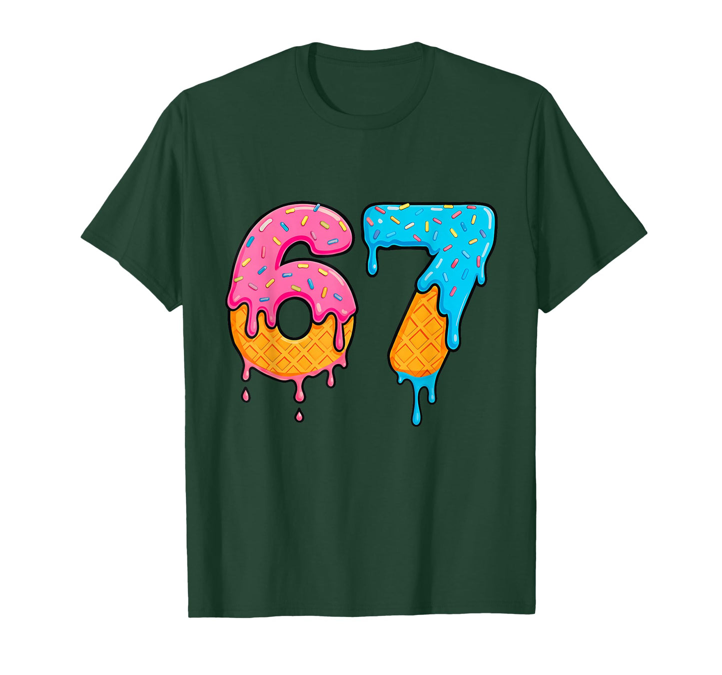 Mason 67 Ice Cream Drip Meme Six Seven T-Shirt