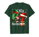 Funny Six Seven 67 Meme 6 7 Elf Santa Christmas Pajamas Kids T-Shirt