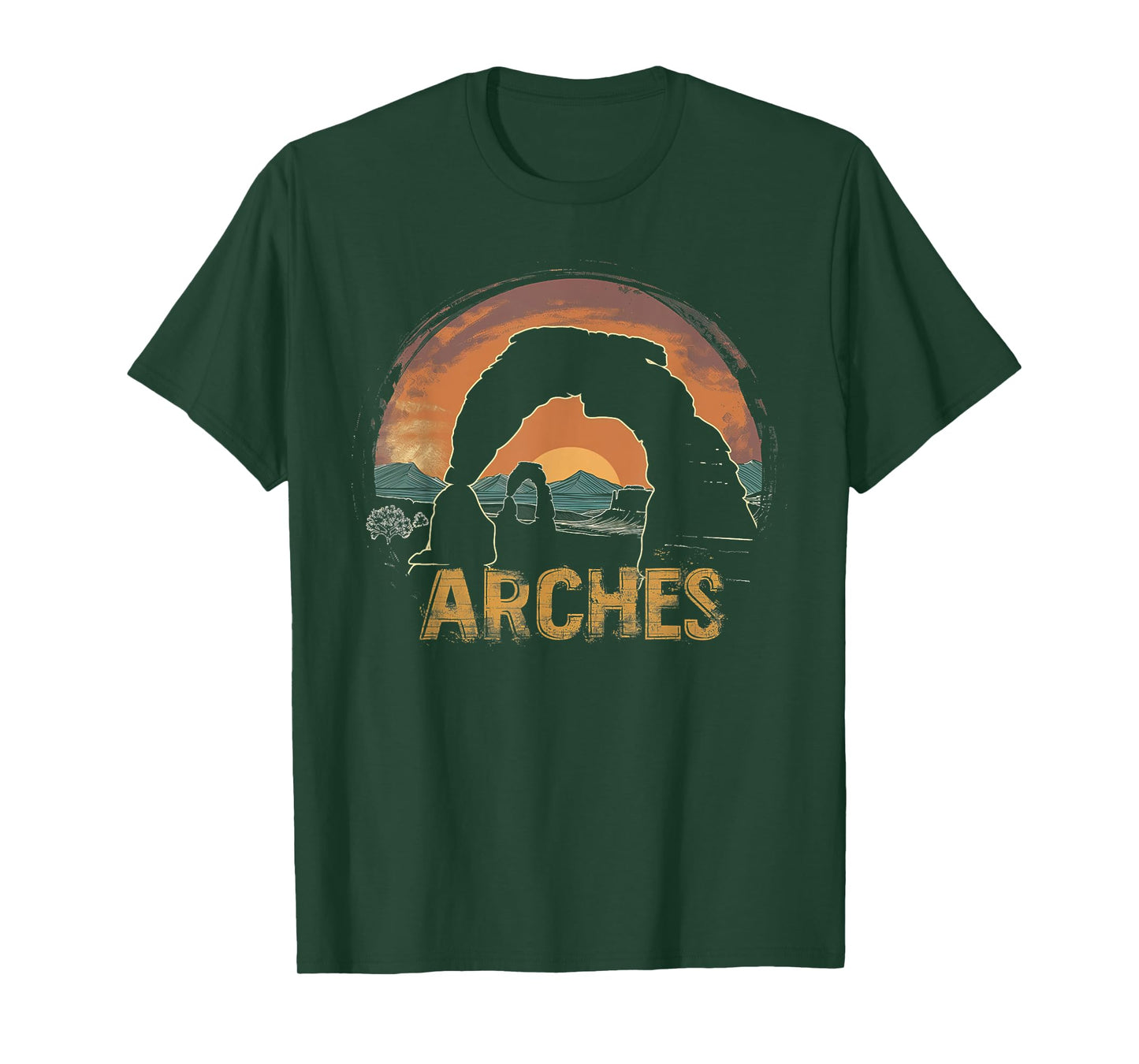 Arches - US National Park Vintage Men Women T-Shirt