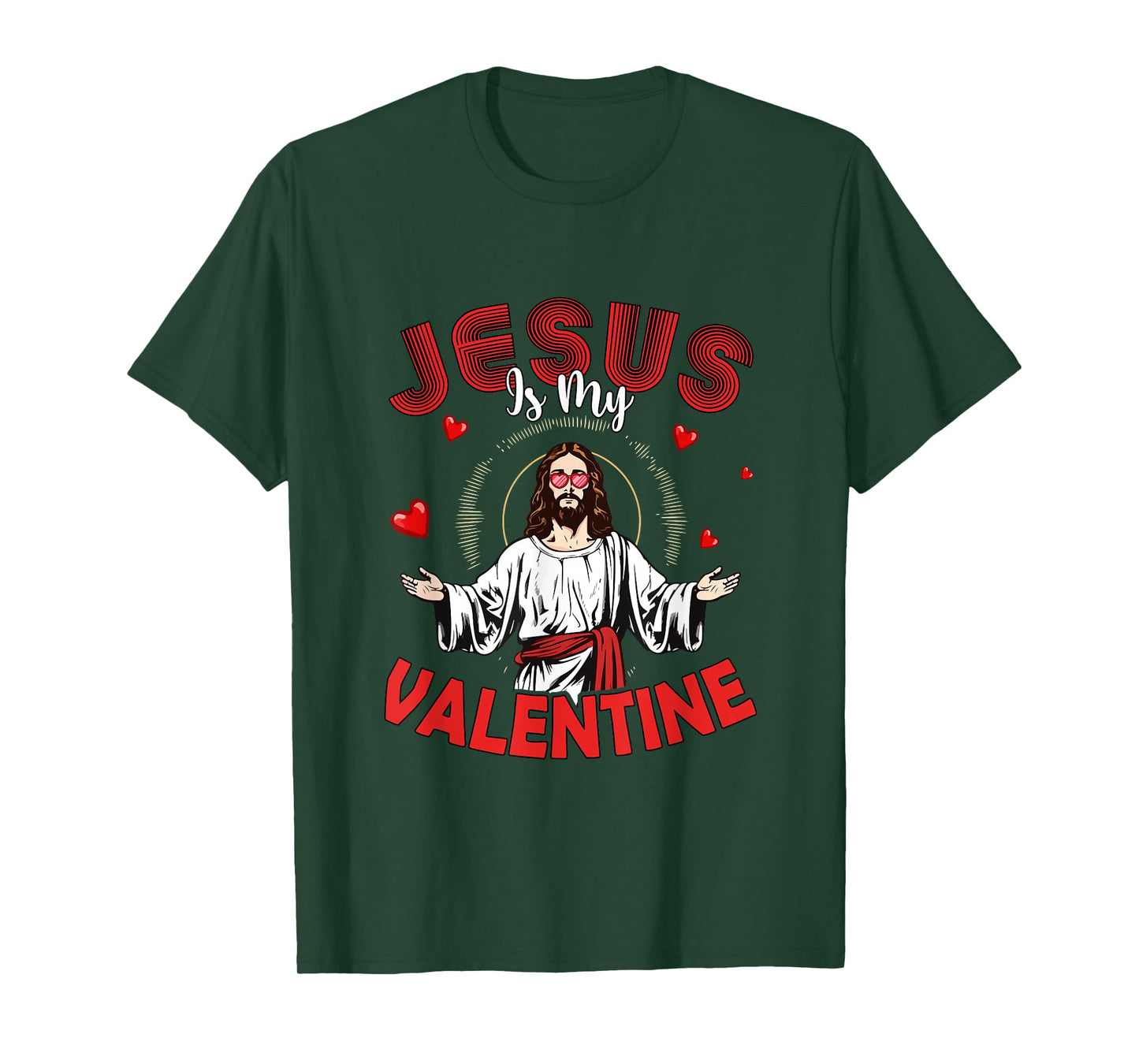 My Valentine Jesus Christian Lover Matching Family Kids T-Shirt