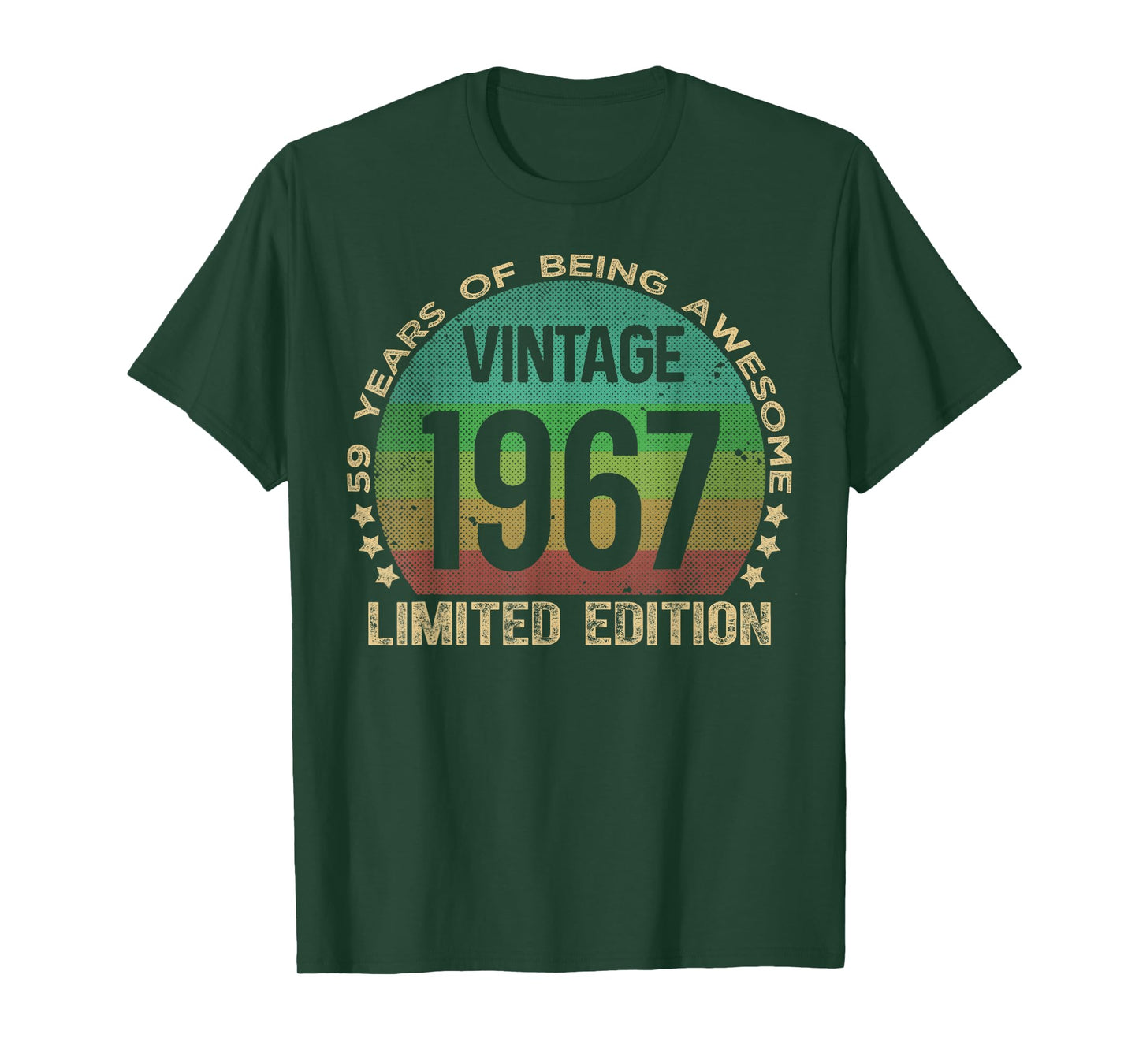 59 Year Old Gifts Vintage 1967 Limited Edition 59th Birthday T-Shirt