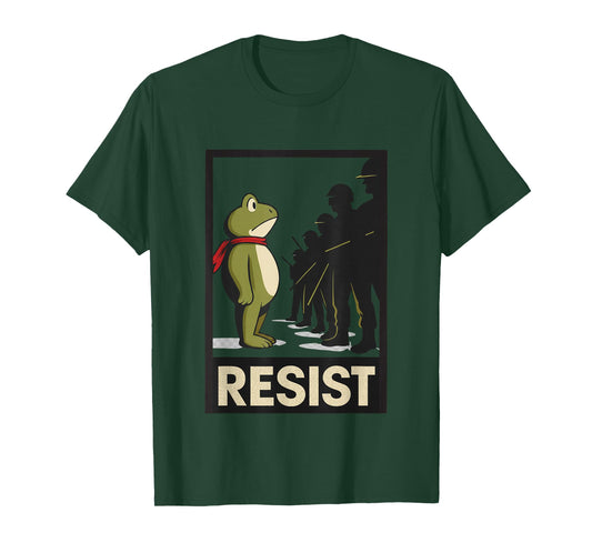 Funny Vintage Portland Frog Protest for Men and Women T-Shirt