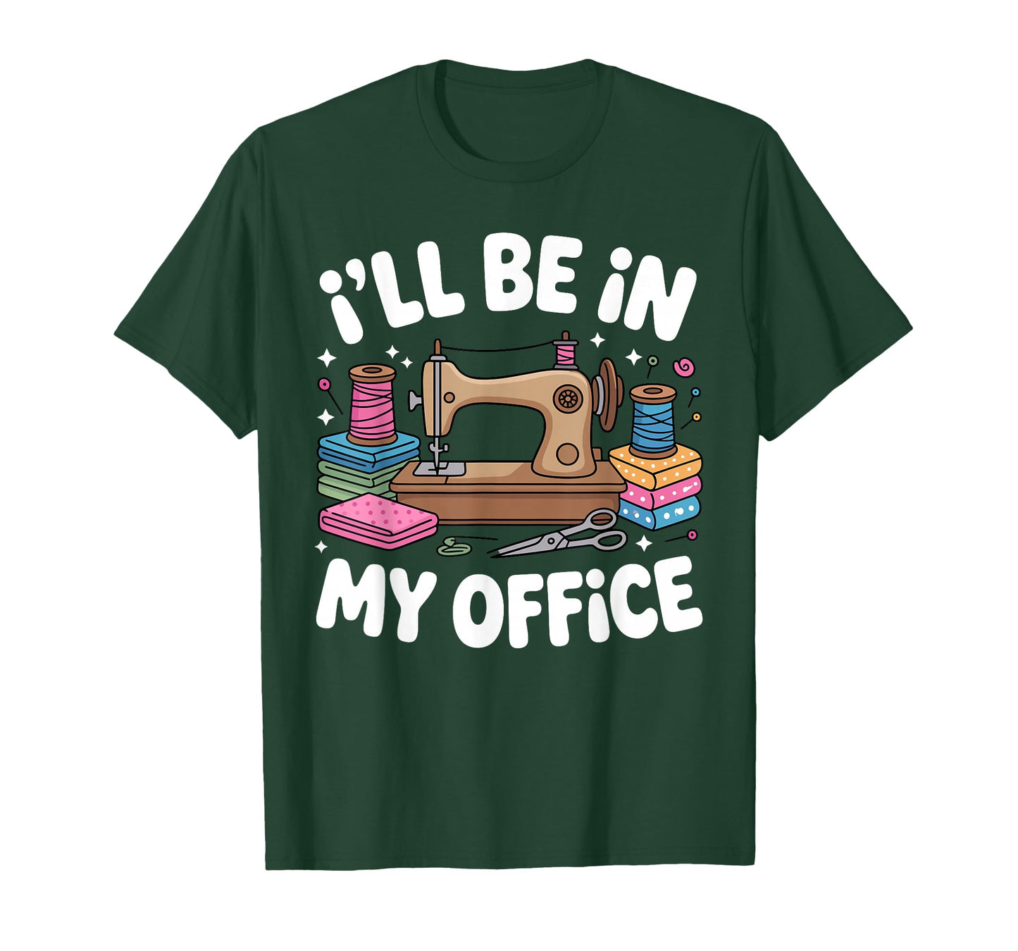 Funny Quilting Art for Men Women Cat Quilt Sewing Quilter T-Shirt