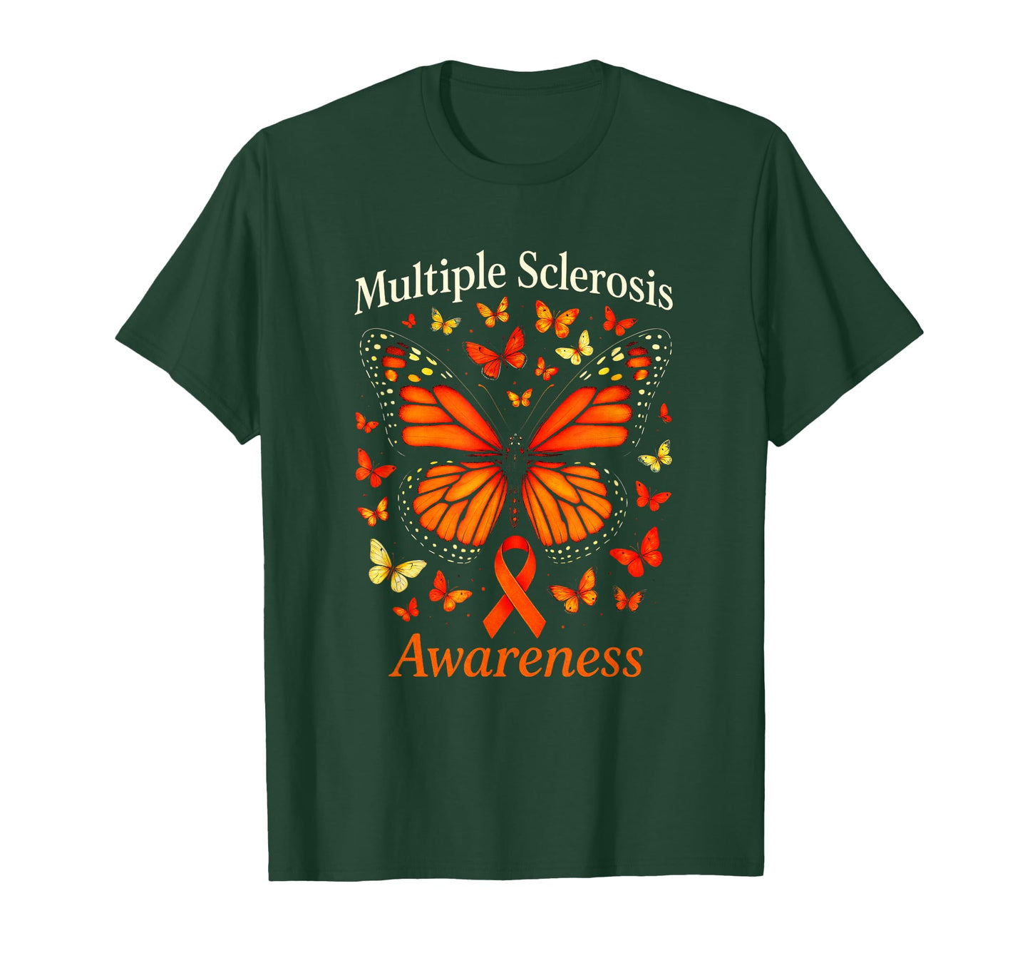 Multiple Sclerosis Awareness - Butterfly Support T-Shirt