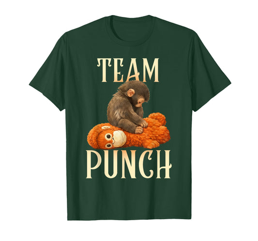 Cute Baby Monkey Punch Team Punch T-Shirt