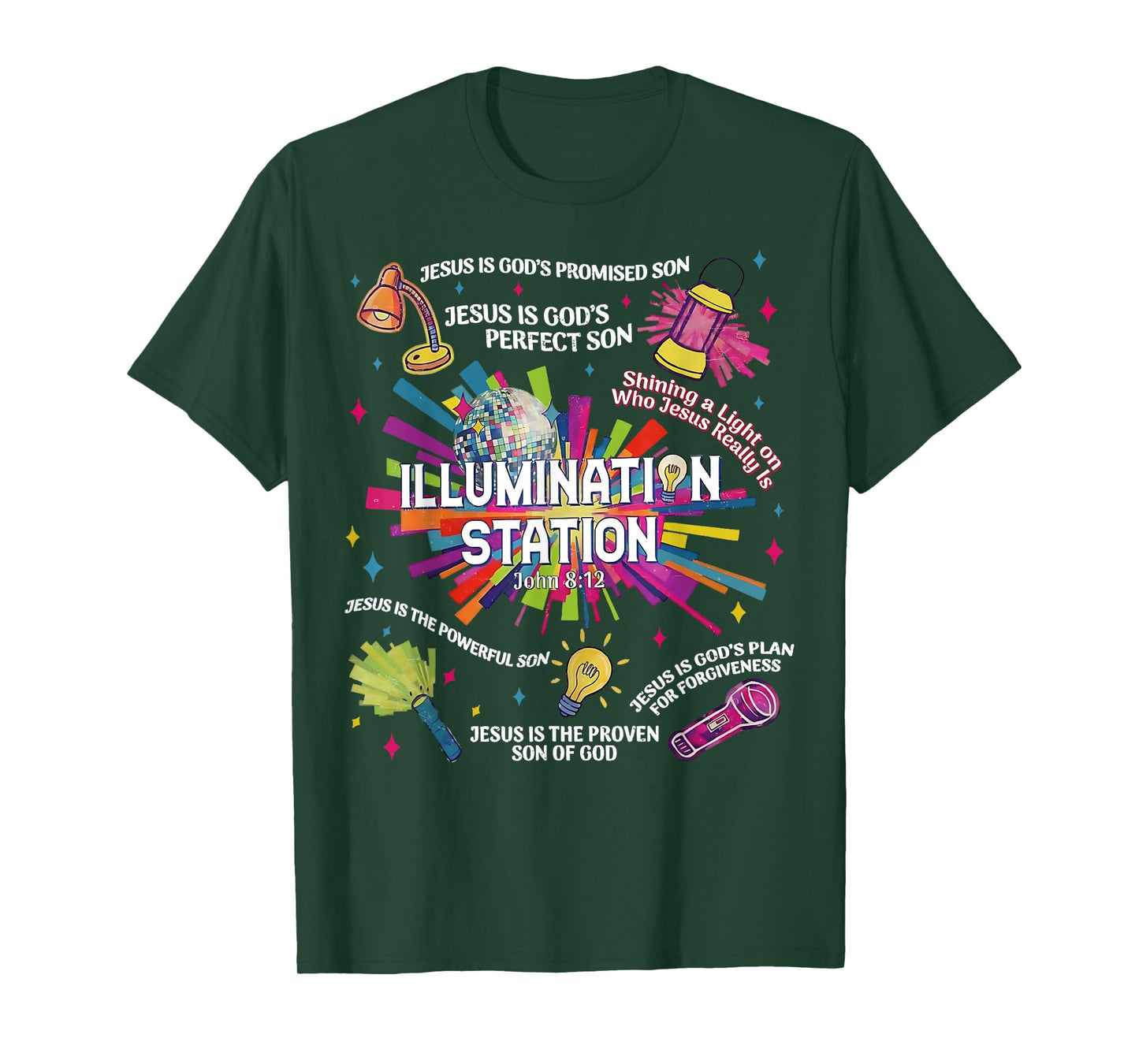 Illumination Station VBS 2026 Bible School Christian Lights T-Shirt