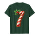 Christmas Six Seven 6 7 Meme Candy Cane Boys Girls Men Women T-Shirt