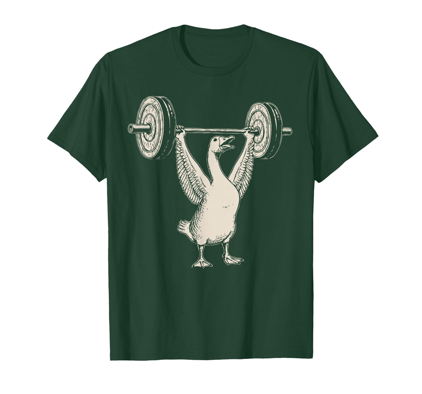 Funny Goose Muscle Mommy Gym Pump Cover Weights Fitness T-Shirt