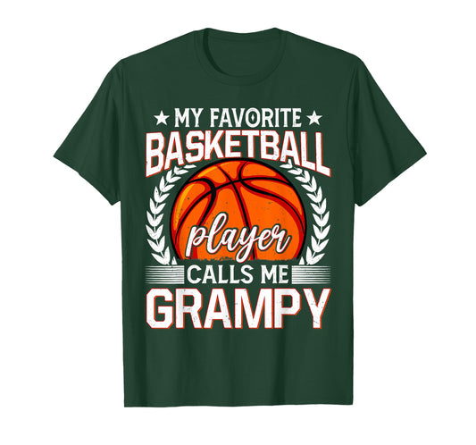 My Favorite Basketball Player Calls Me Grampy T-Shirt