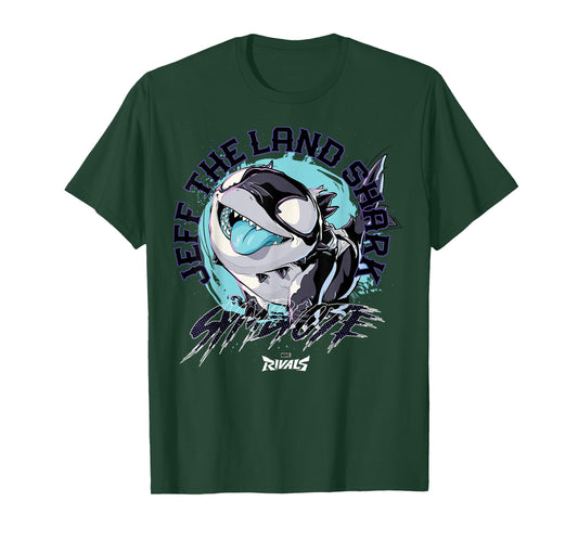 Marvel Rivals Jeff The Land Shark in Action T-Shirt