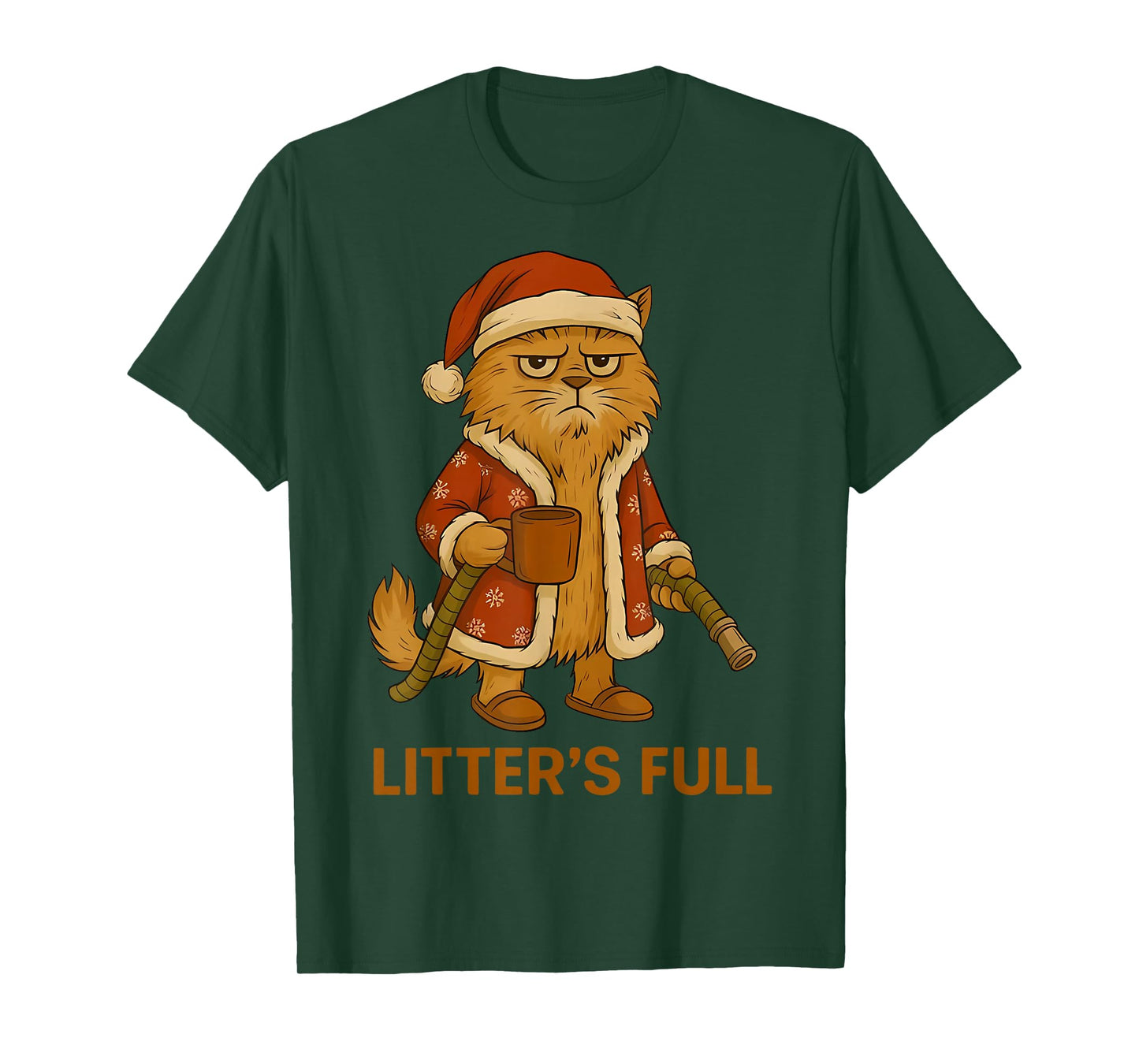 Funny Litter’s Full Cat Christmas Parody Litter’s Full T-Shirt
