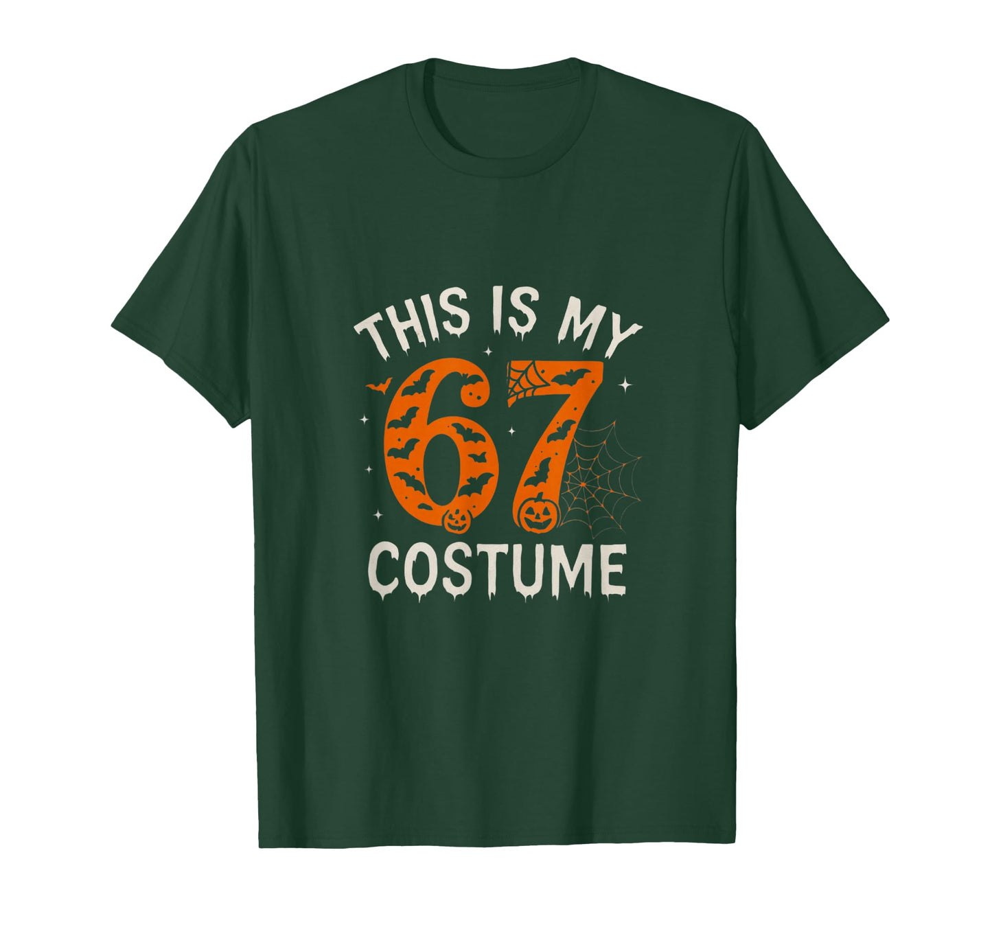 This is My Halloween 67 Costume Number 6 7 Meme Saying 6 7 T-Shirt