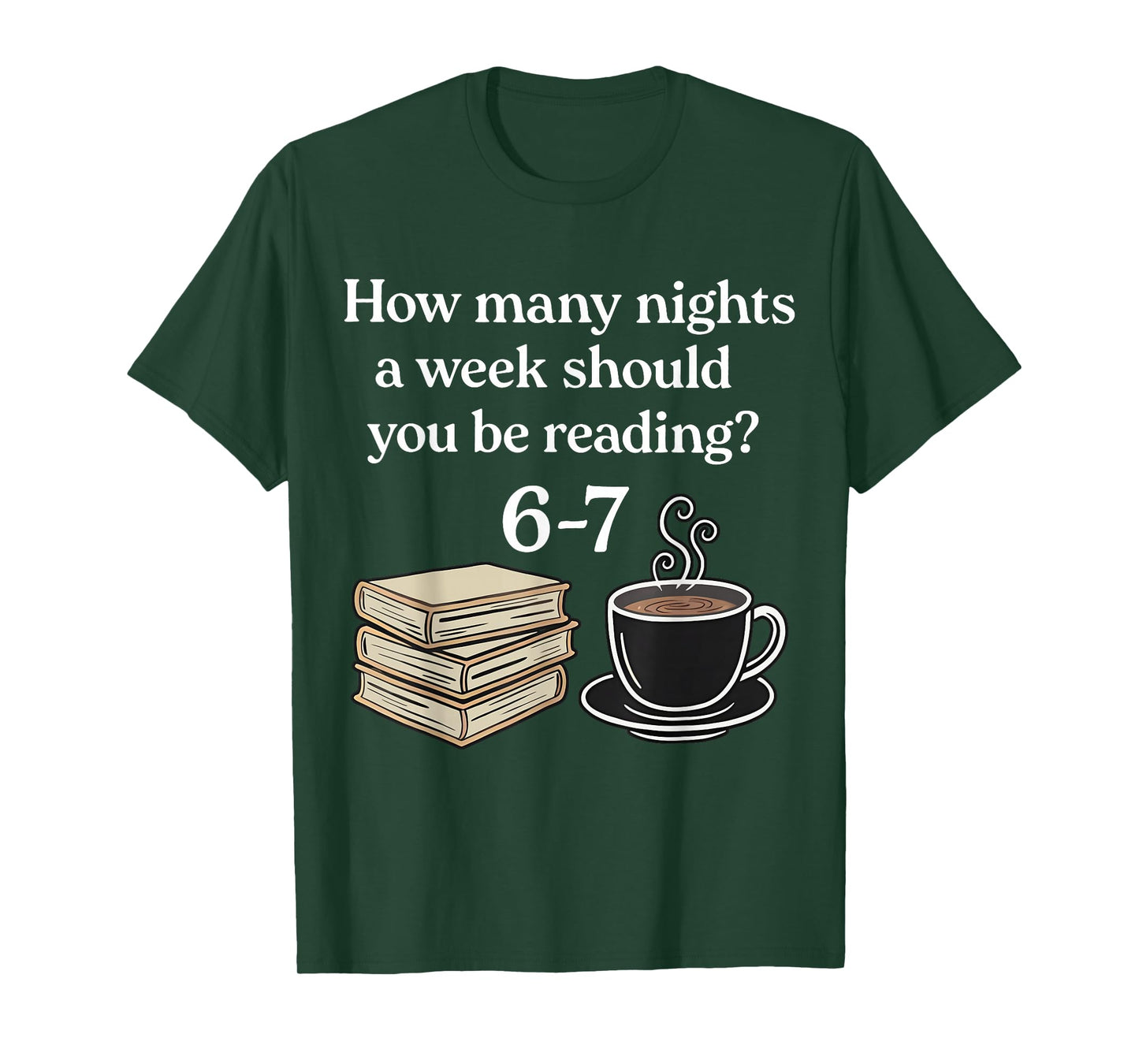 How Many Nights 6 7 Meme Funny Reading Book Lovers Six Seven T-Shirt
