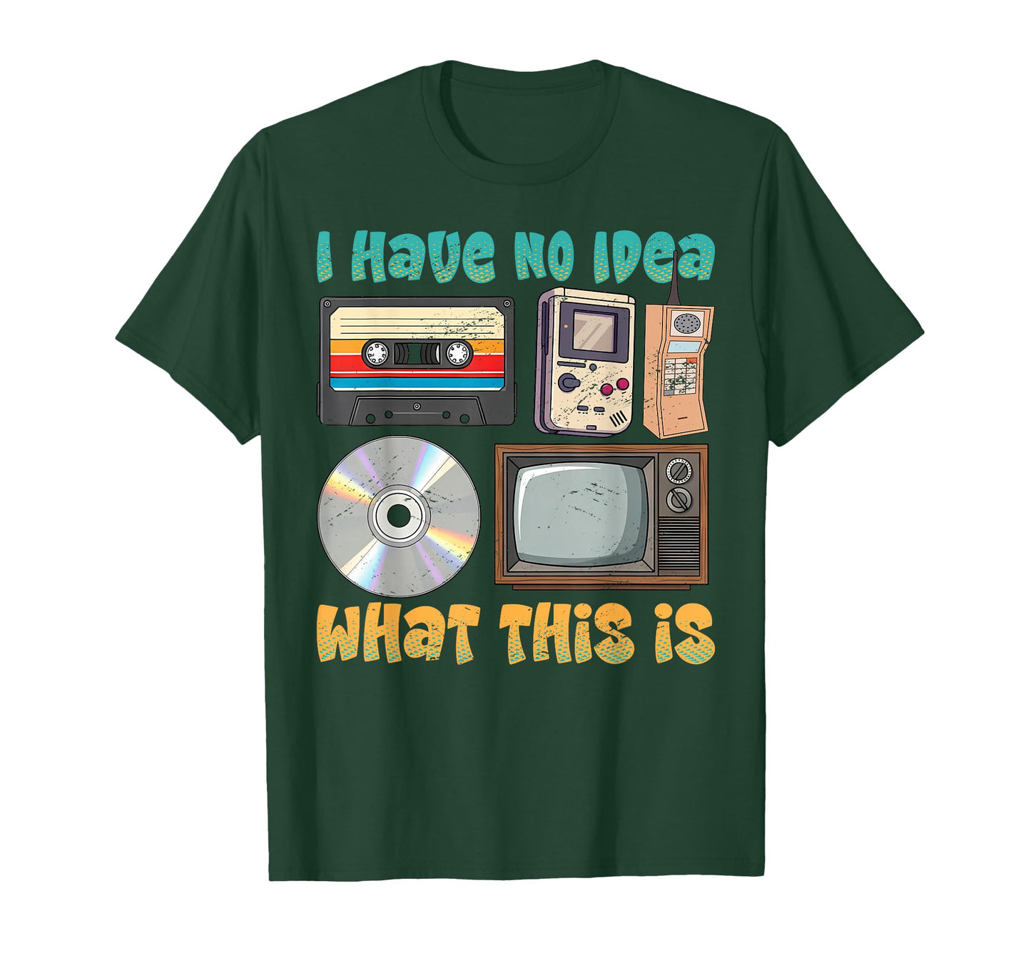 I Have No Idea What This is Kids 70s 80s 90s Outfit Theme T-Shirt