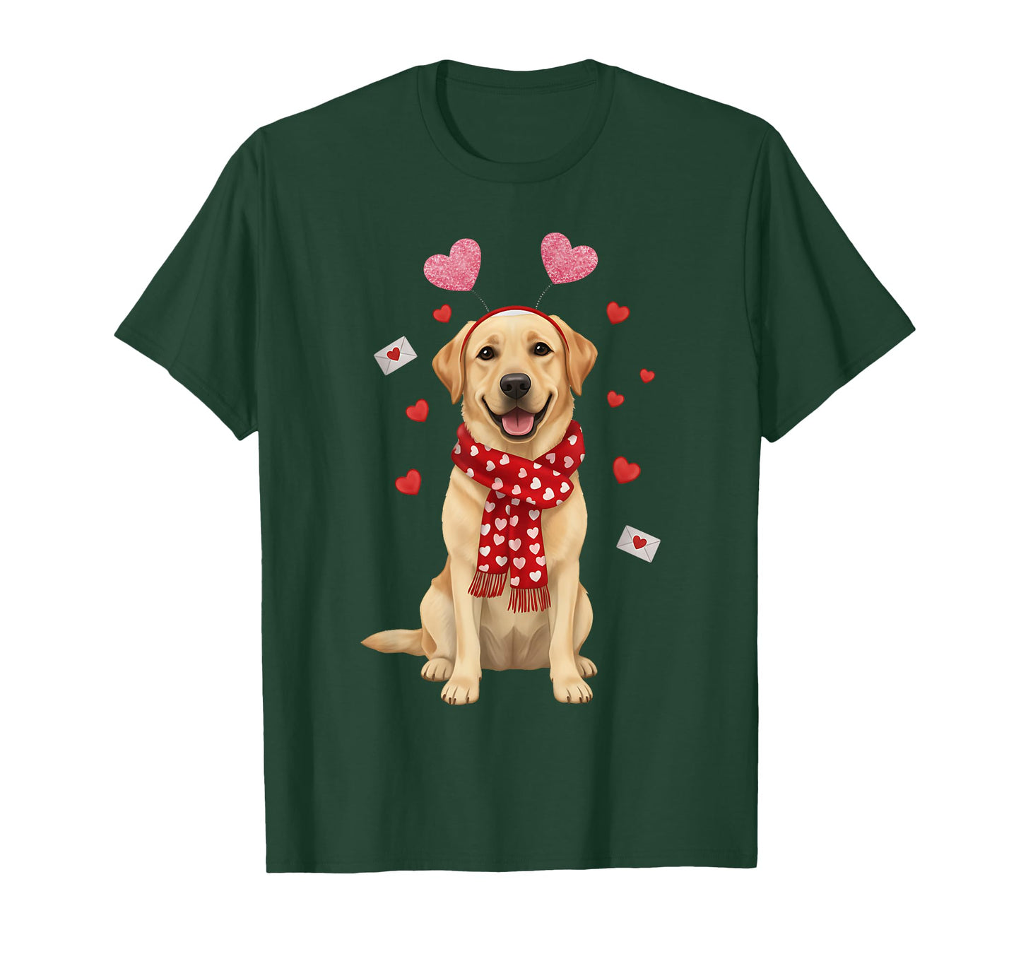 Cute Labrador Valentine’s Day Dog Mom, Funny Yellow Labrador T-Shirt