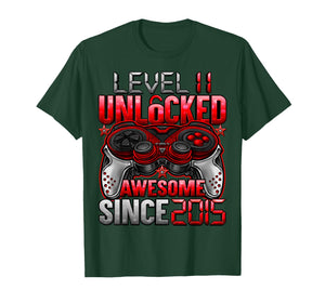 Level 11 Unlocked 11 Year Old Gifts Boys 11th Birthday Boy T-Shirt