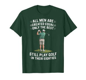 Best Men Play Golf Eighties Golfer Golfing T-Shirt
