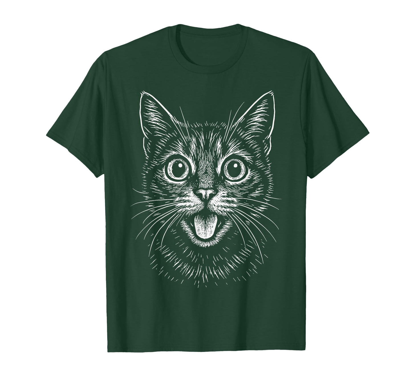 Funny Cute Cat Face T-Shirt