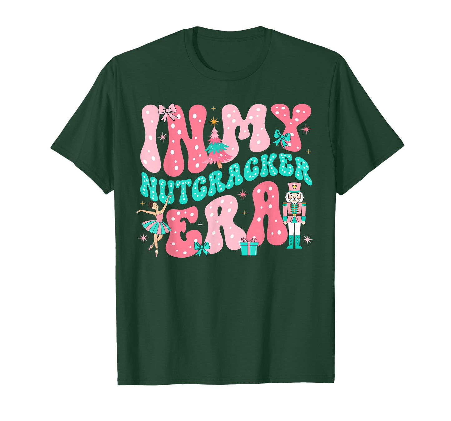 Pink Nutcracker Squad in My Nutcracker Era Christmas Women T-Shirt