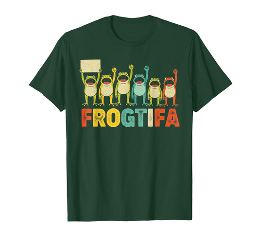 Ribbit Against The Machine Funny Portland Frog Resist T-Shirt