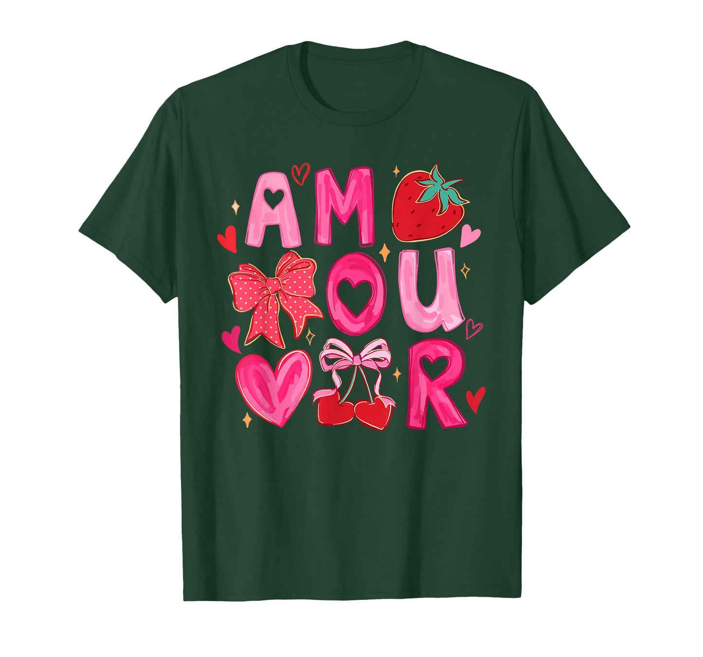Amour Vintage Coquette Valentine Christian Jesus Religious T-Shirt