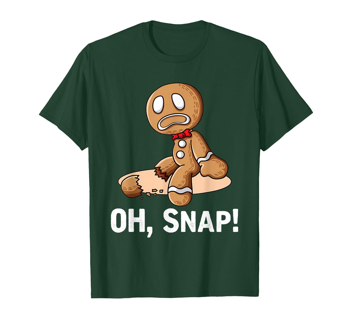Gingerbread Man Oh Snap Christmas Funny Cookie Baking Gift T-Shirt