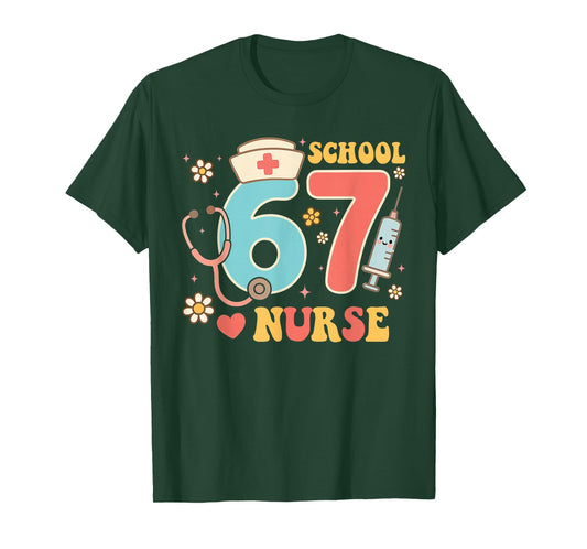 67 Nurse 67 Meme Women Nursing School Six Seven T-Shirt