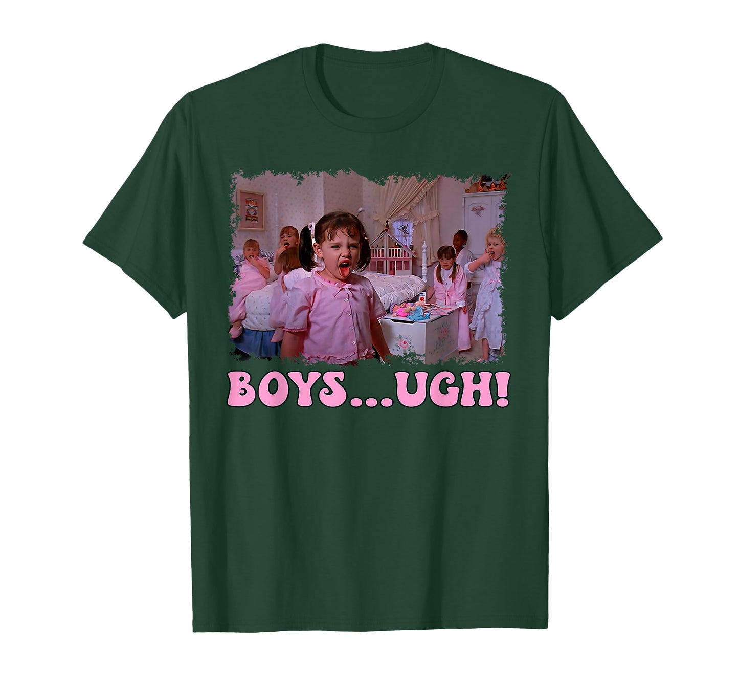 Boys Ugh Funny Girl Anti Valentine Graphic T-Shirt