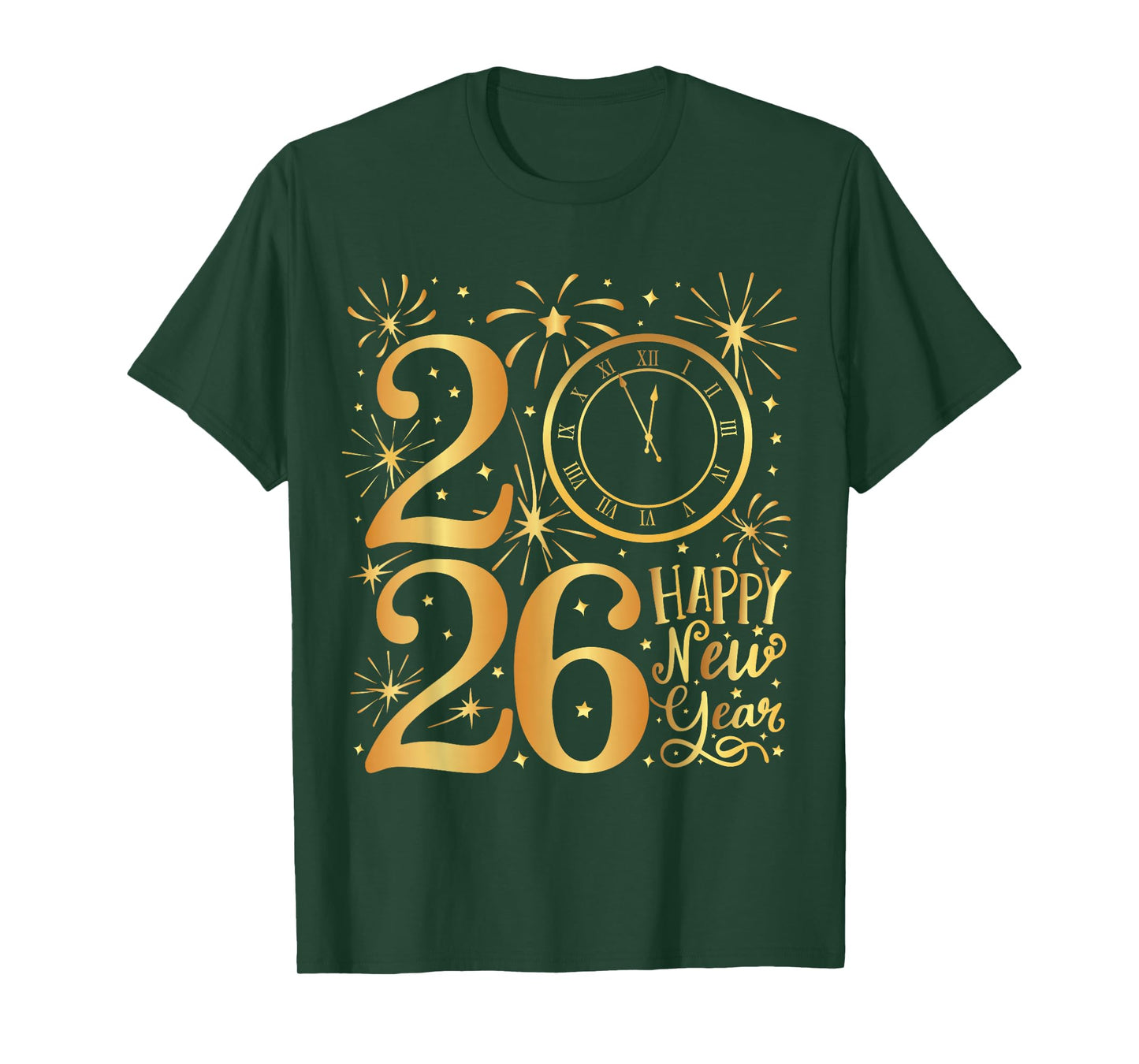 Happy New Year Party 2026 Family Matching Women Men Kids T-Shirt