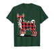 Plaid Basenji Christmas Lights Outfit Cute Holiday Family T-Shirt