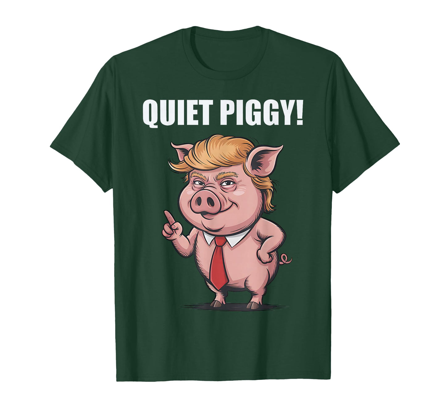 Funny Quiet Piggy T-Shirt