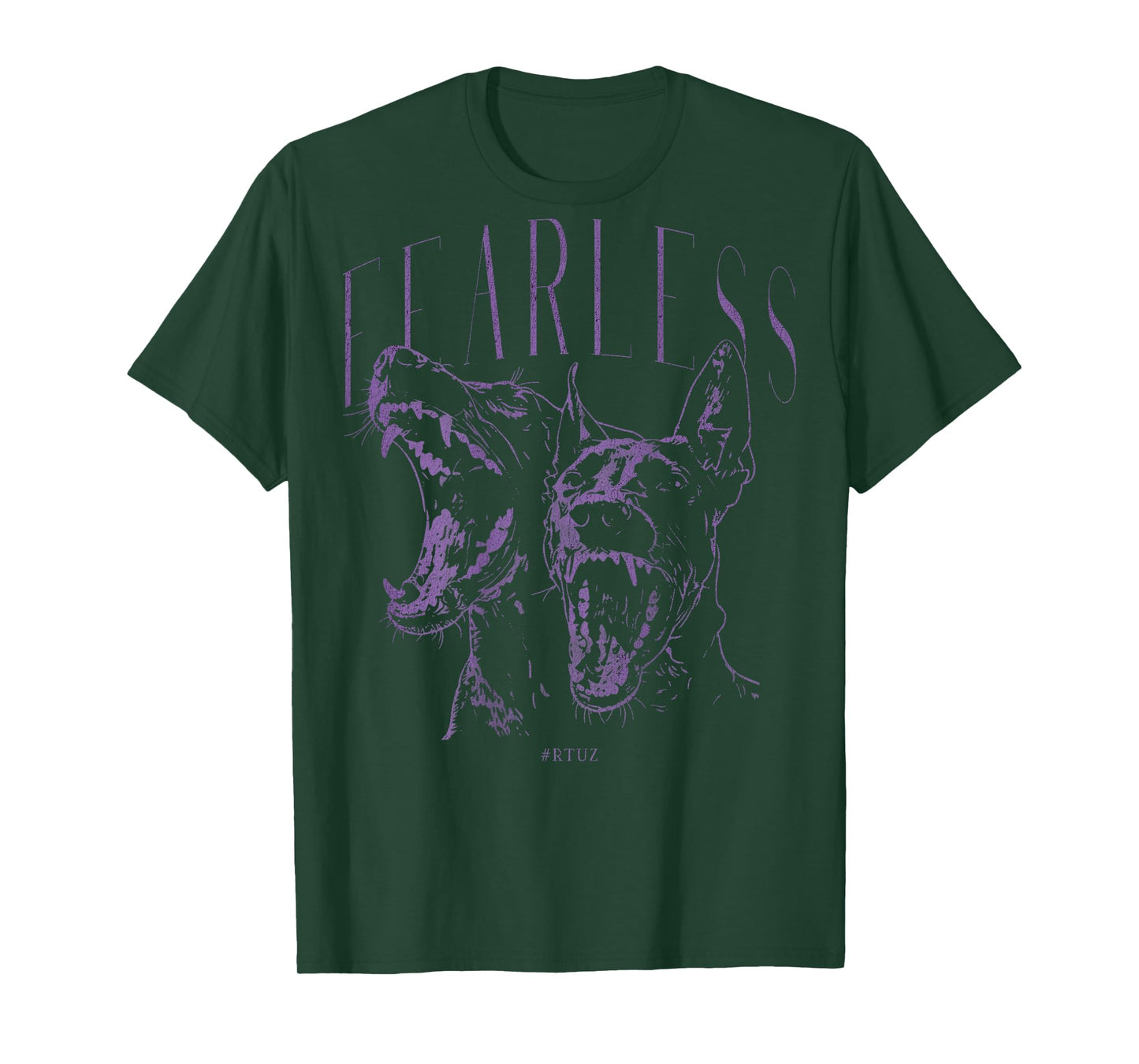 Back Print Streetwear Fashion Vintage Women Men Dog Doberman T-Shirt