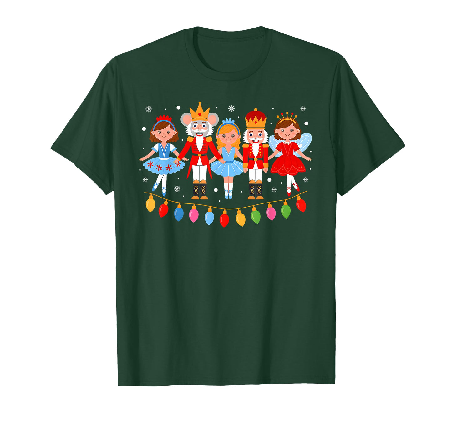 Christmas Nutcracker Squad Ballet Dance Funny Xmas Pajamas T-Shirt