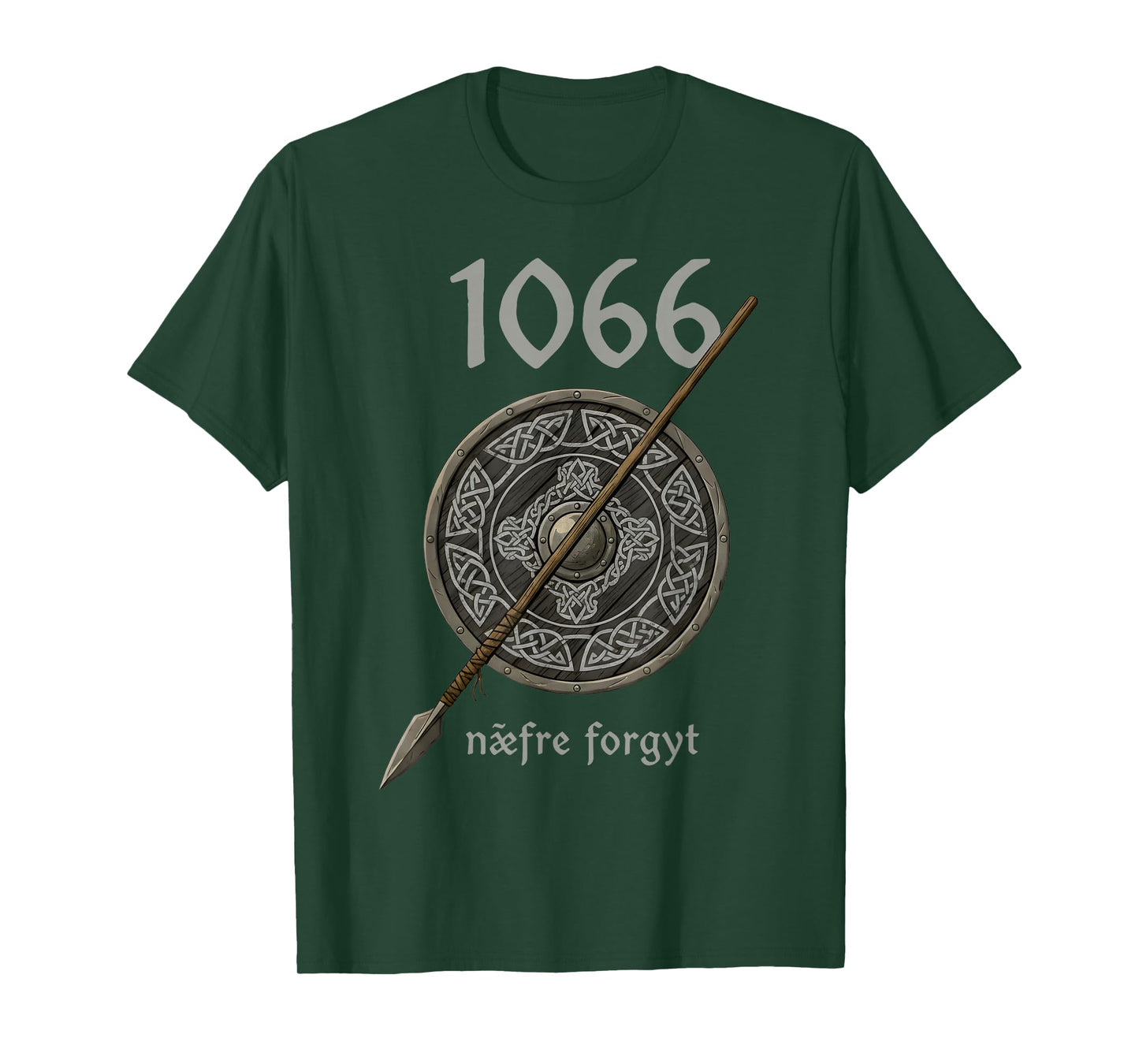 Viking England History Lover 1066 Naefre Forgyt Never Forget T-Shirt