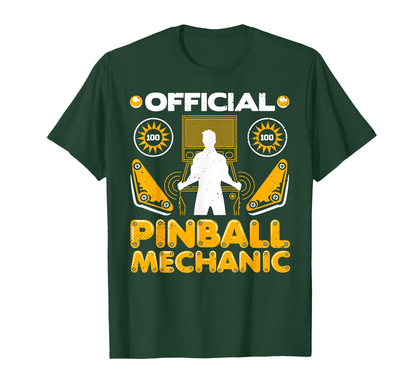 Pinball Mechanic Pinball Player Pinball Machine Collector T-Shirt