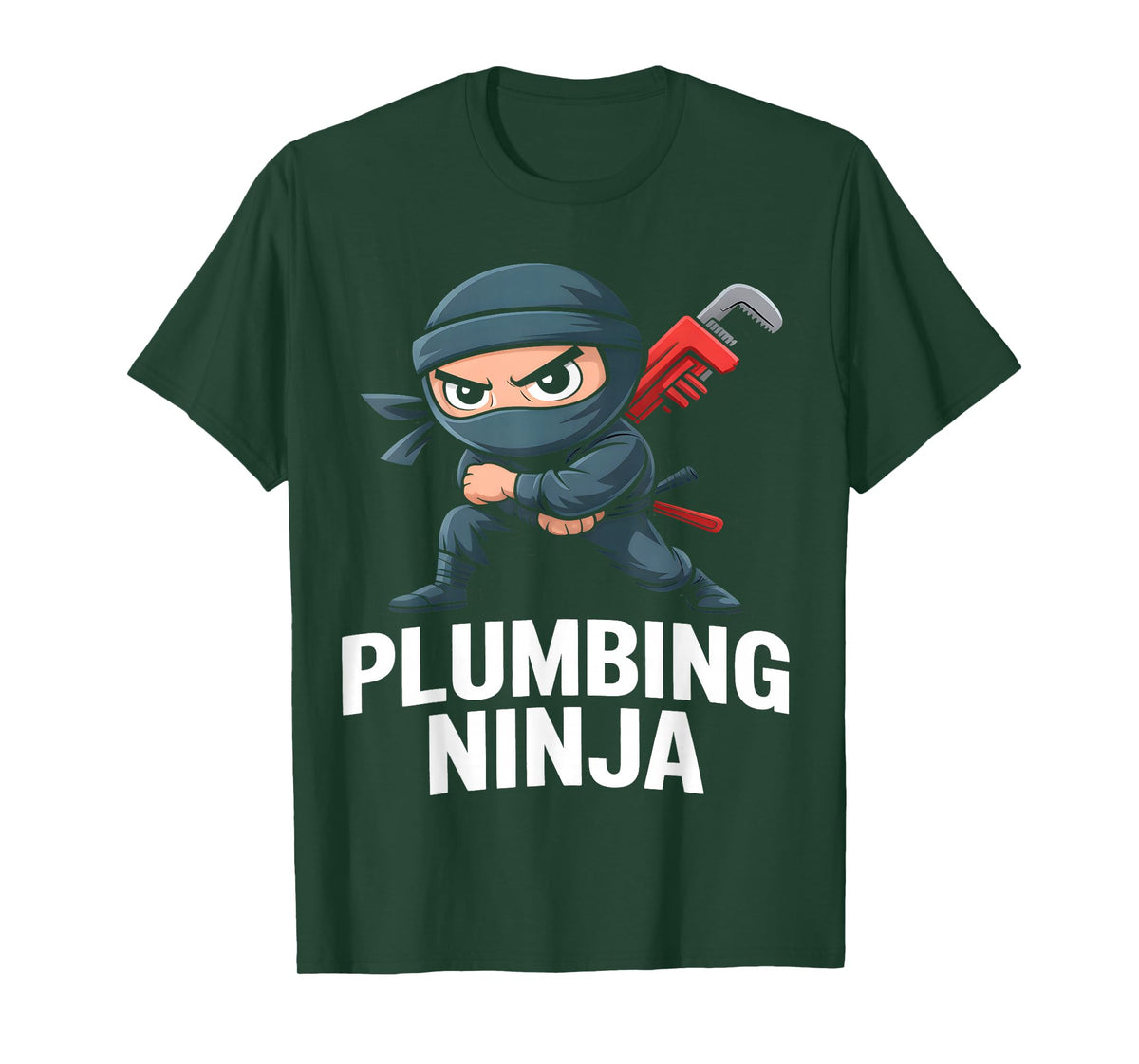 Funny Plumbing Ninja T-Shirt