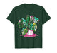 Colorful Dripping Monstera Plant Art Design T-Shirt