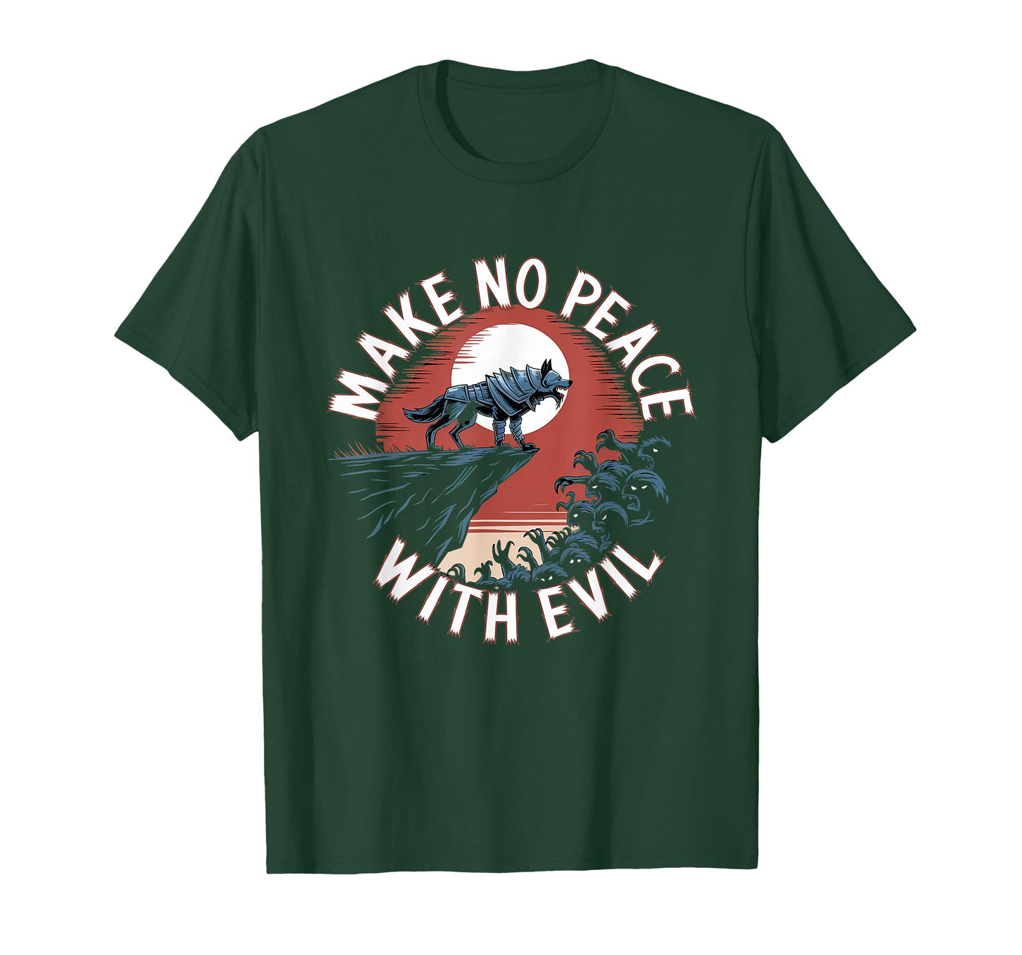 Make No Peace with Evil Tshirt Archangel Michael Jesus God T-Shirt