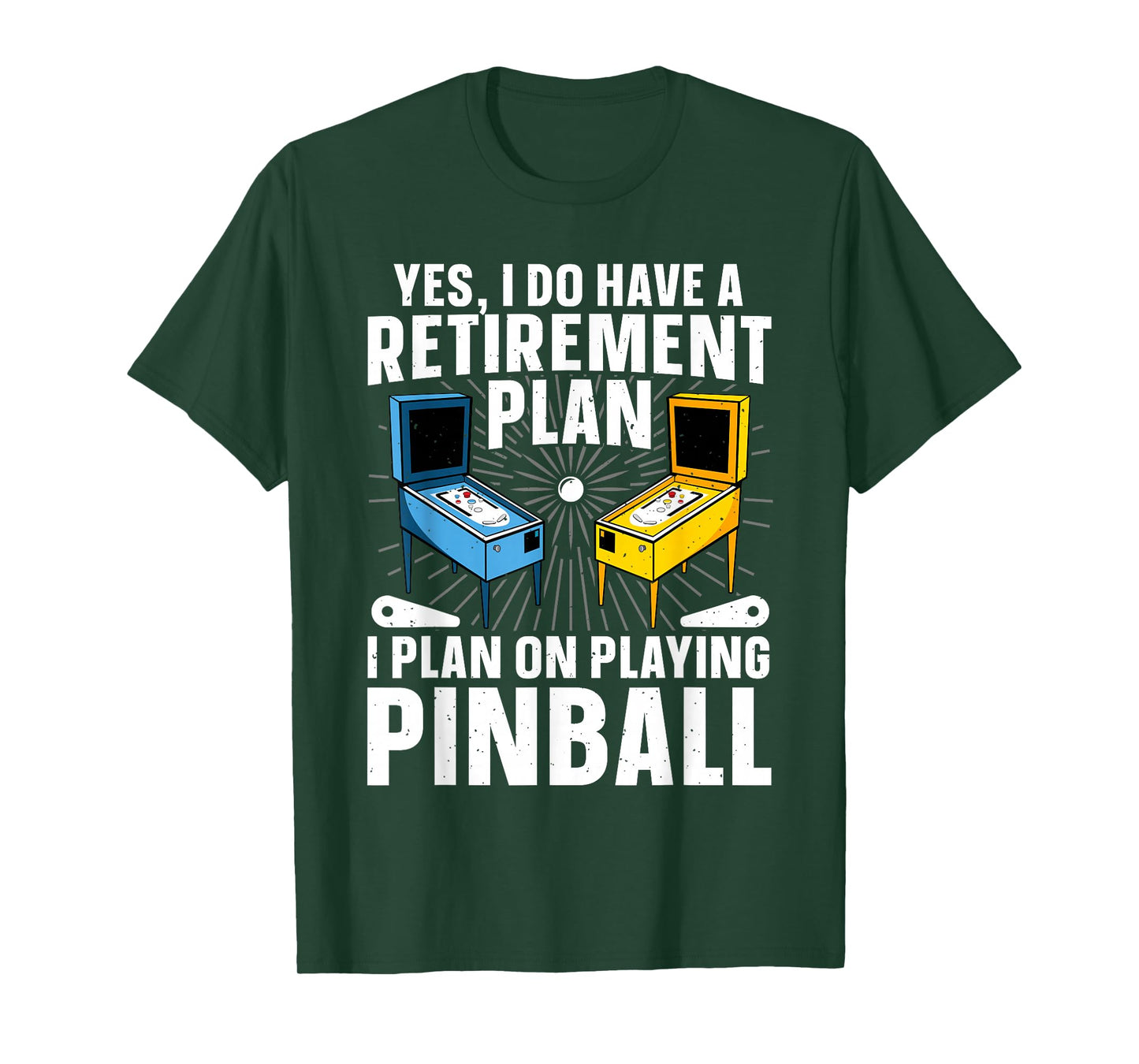 Funny Pinball Art for Men Women Arcade Pinball Machine Lover T-Shirt