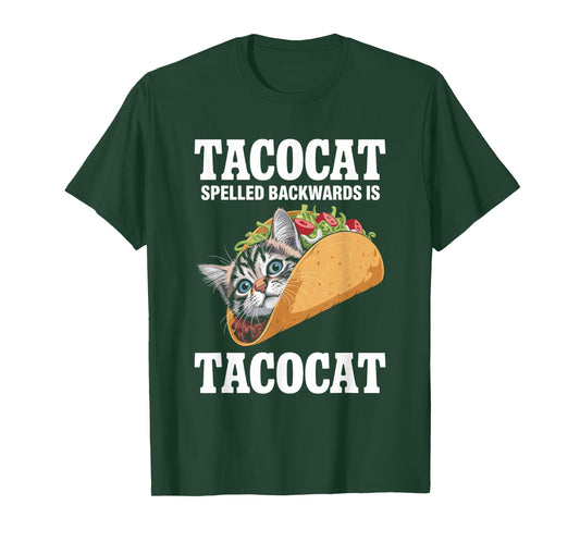 Tacocat Funny Cat T-Shirt