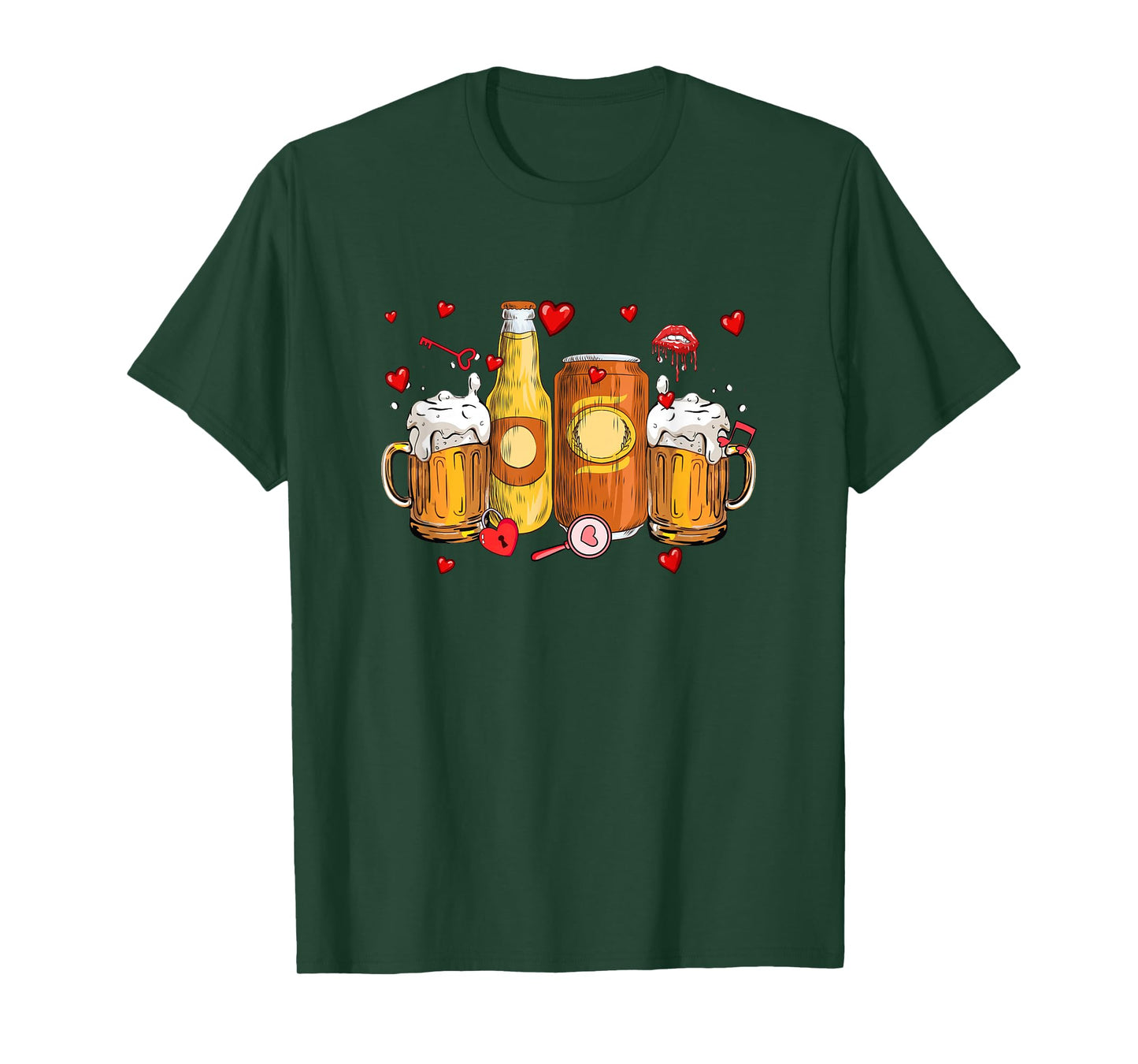Beer Collection Valentine's Day Matching Drinker Family T-Shirt