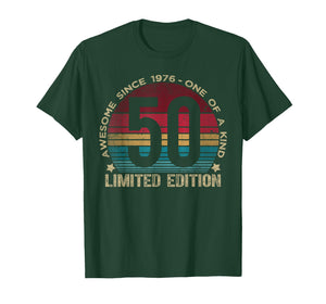 50 Year Old Gifts Vintage 1976 Limited Edition 50th Birthday T-Shirt