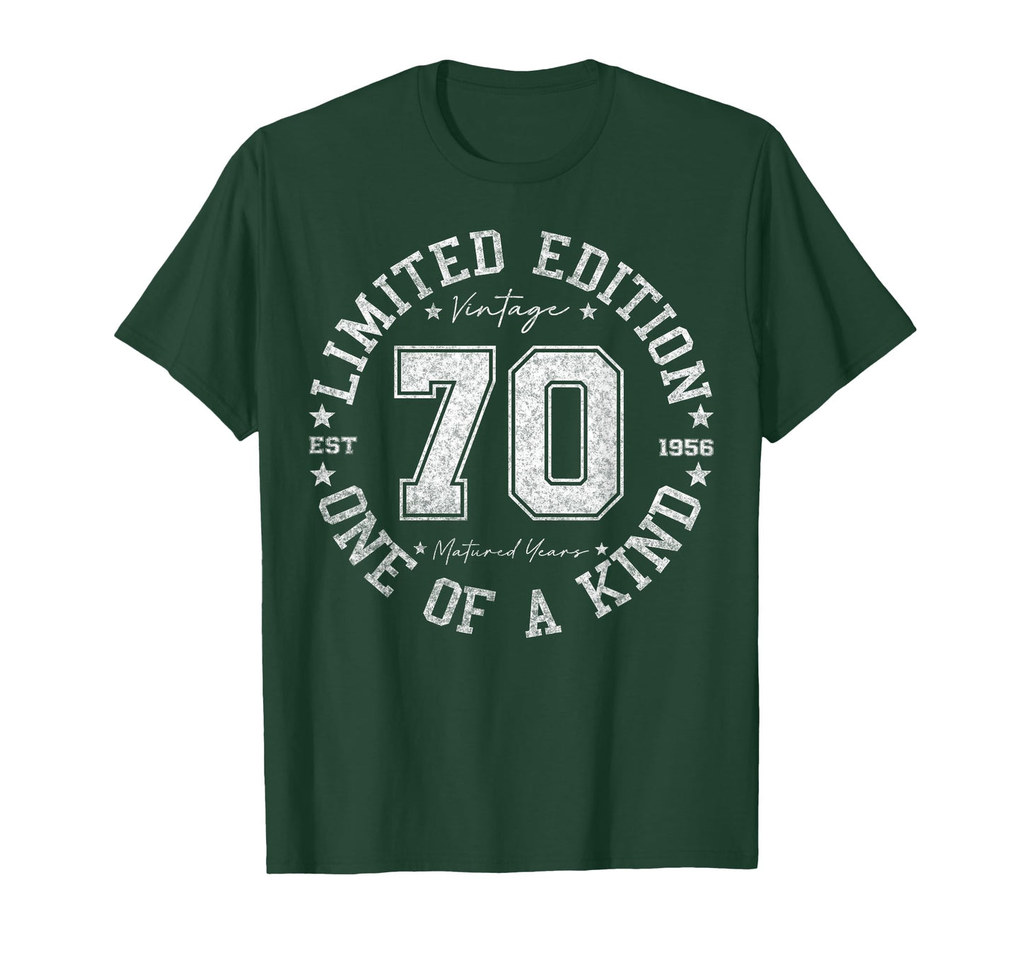 70 Year Old Gifts Vintage 1956 Limited Edition 70th Birthday T-Shirt