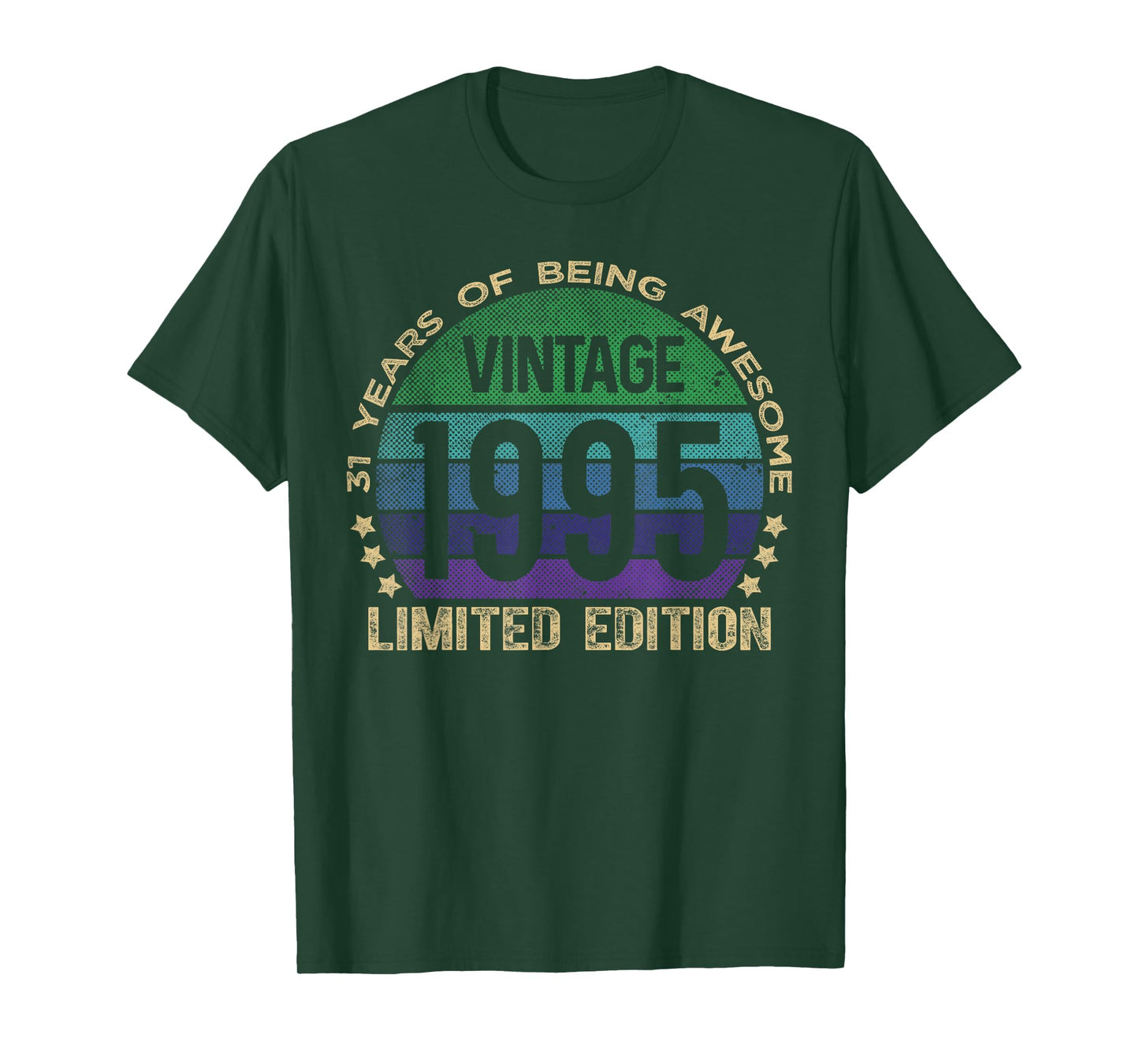 31 Year Old Gifts Vintage 1995 Limited Edition 31st Birthday T-Shirt