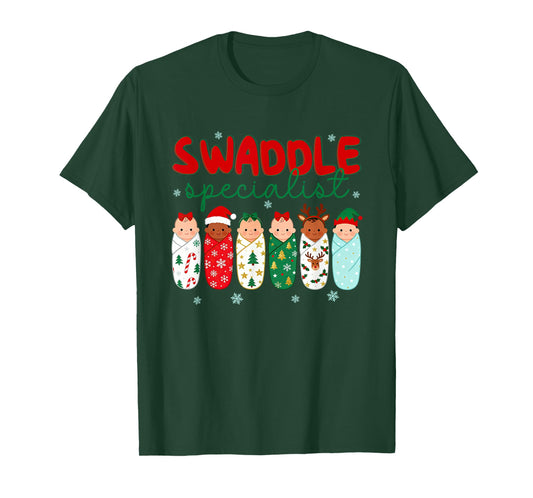 Swaddle Specialist NICU Nursing Labpr and Delivery Nurse T-Shirt