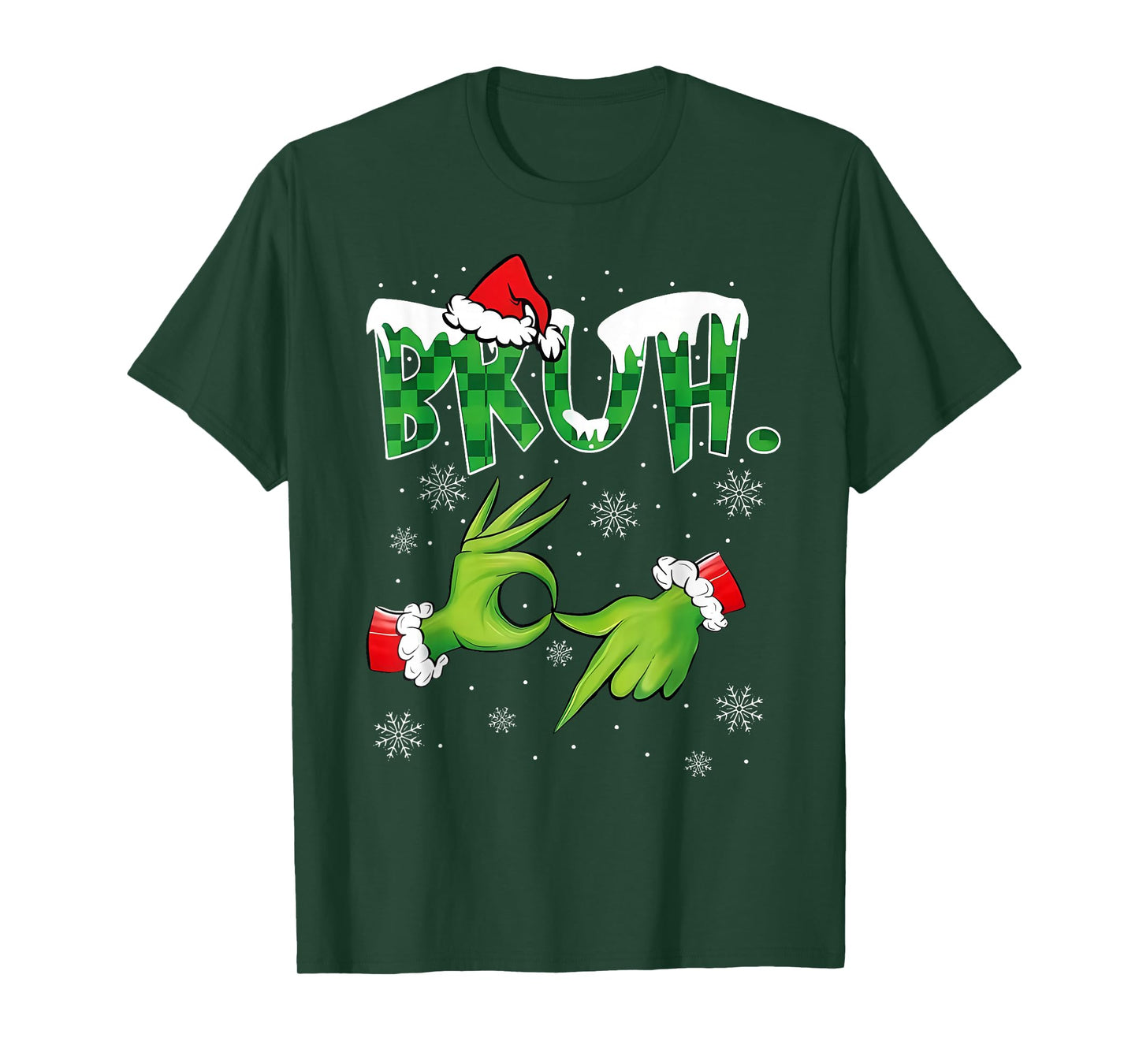 Bruh 67 Six Seven 6 7 Meme Christmas Funny Gen Alpha Slang T-Shirt