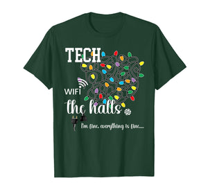 Technology Teacher Christmas Information Teacher STEM STEAM T-Shirt