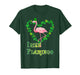 Irish Flamingo Green Saint Patrick Day Lucky St Pattys Day T-Shirt
