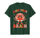 Valentine Kiss Your Brain Retro Teacher Squad Heart Kid T-Shirt